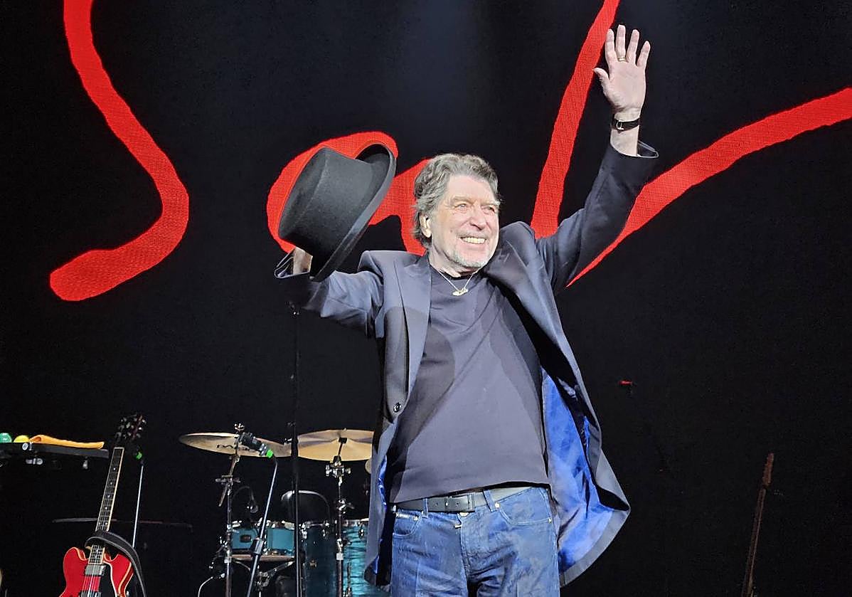 Joaquín Sabina, en su concierto en Nueva York