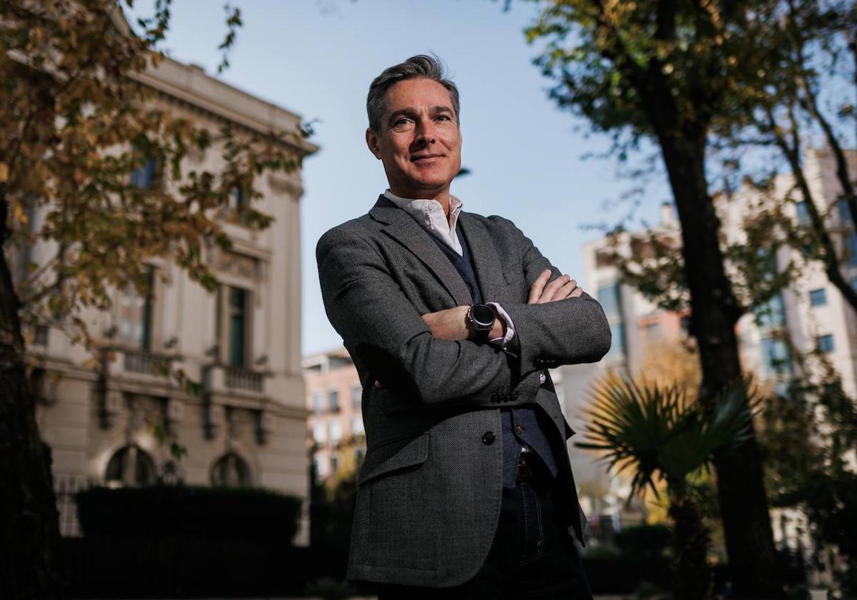 Ignacio Blanco, fotografiado durante la entrevista