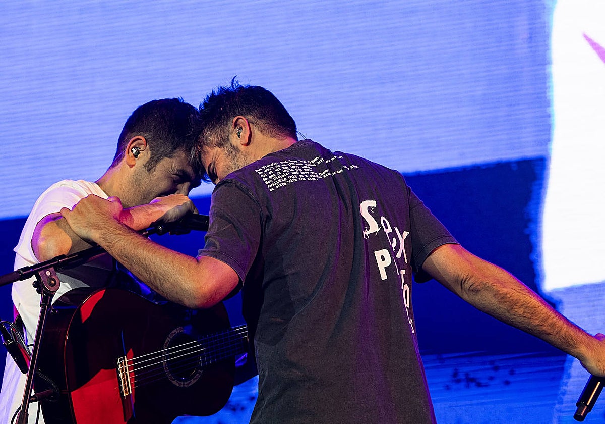 Estopa, durante una actuación en Madrid