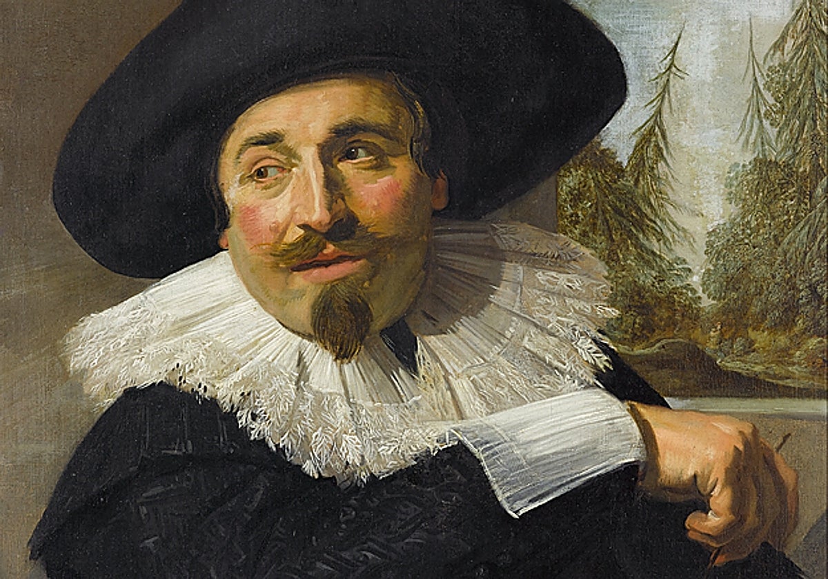 Detalle del retrato de Isaac A. Massa (1626)