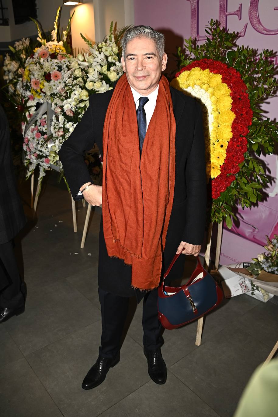 Boris Izaguirre, a su llegada a la capilla