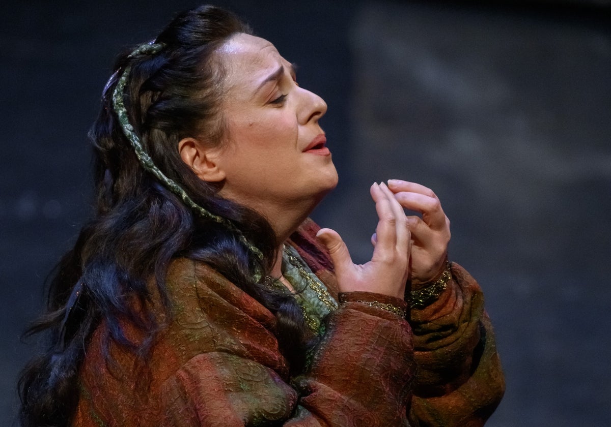 La soprano catalana Marta Matheu, como Liù en el Liceo