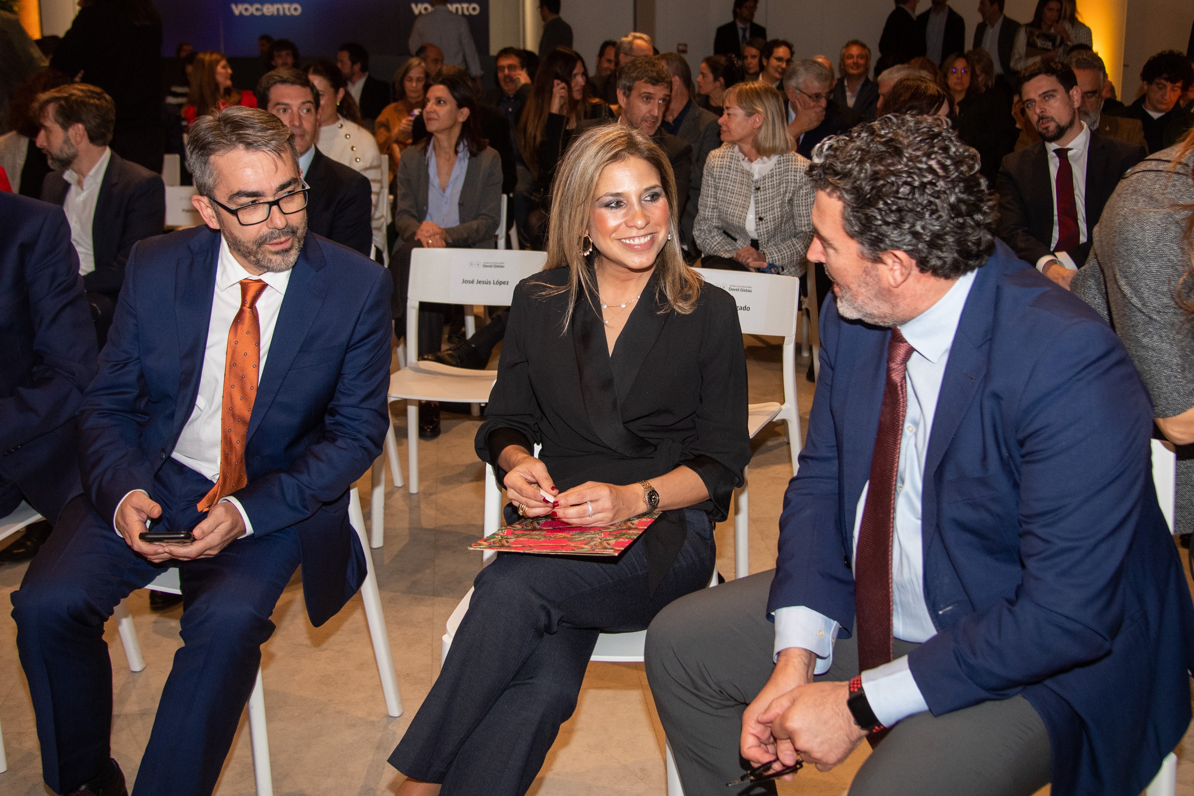 Jesús García Calero, Karina Sainz Borgo y Julián Quirós 