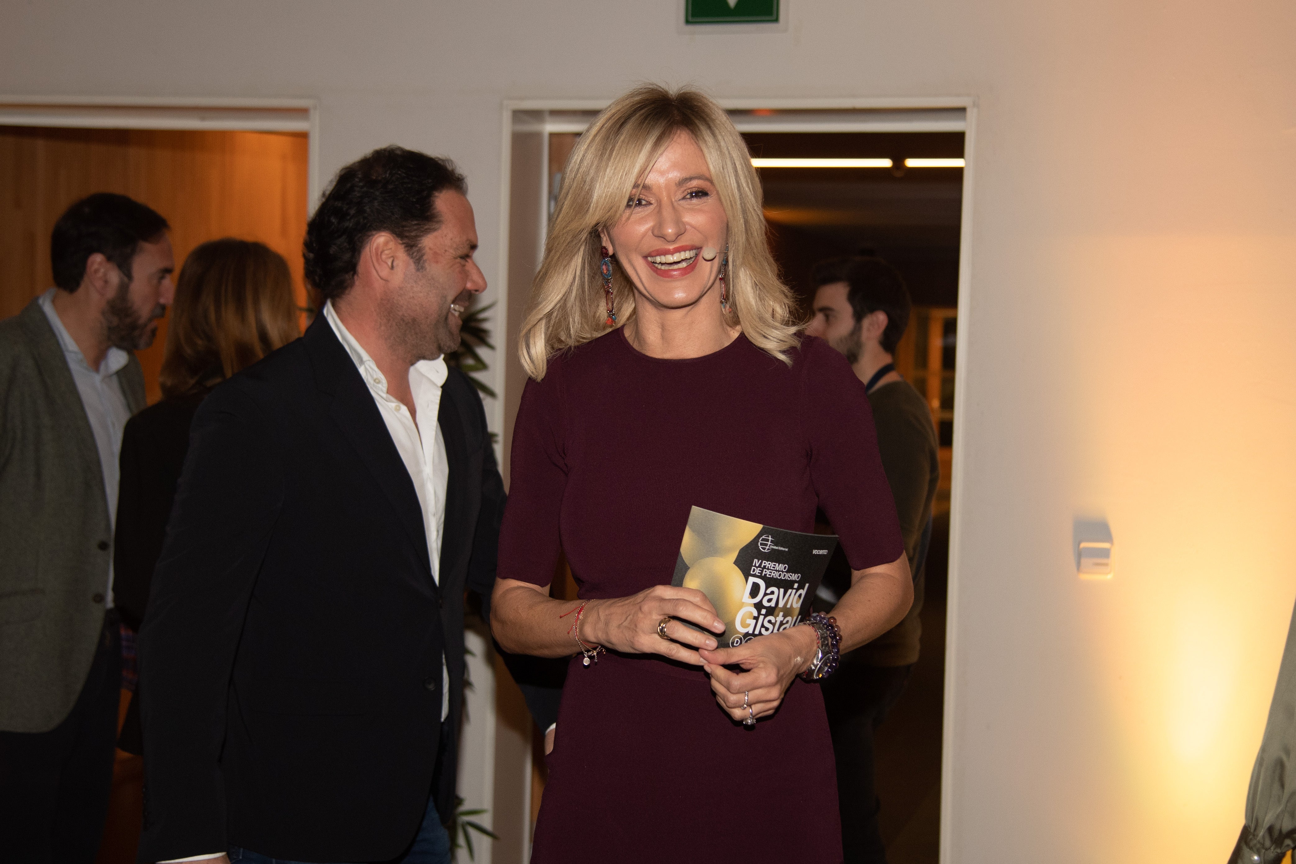 Susanna Grisso en la entrega del Premio de Periodismo David Gistau