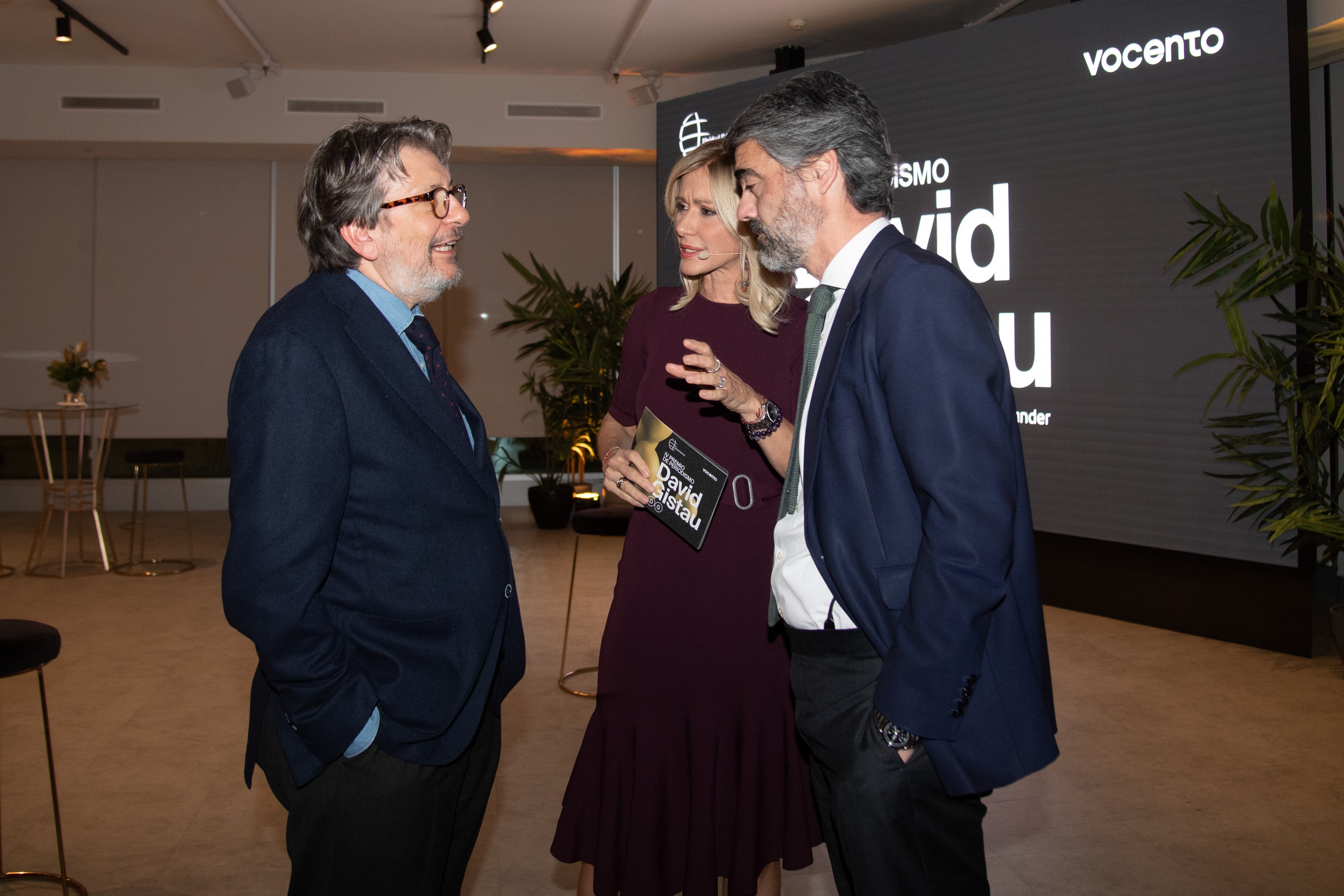 Ignacio Camacho, Susanna Griso y Luis Enríquez , consejero delegado de Vocento