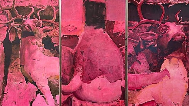 Pintura de Jorge morocho en Ginsberg+TZU