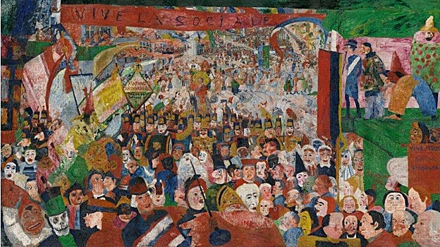 'La entrada de Cristo en Bruselas', obra maestra de Ensor