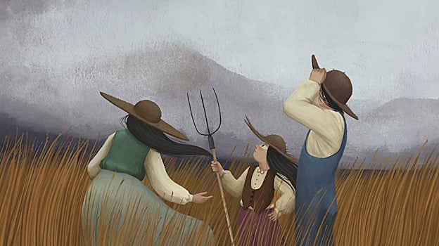 Ilustración de María Flo para 'Un invierno equivocado', de Ida Vitale