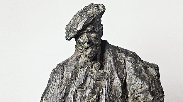 Escultura de Medardo Rosso, autor encumbrado en la Fundación Mapfre