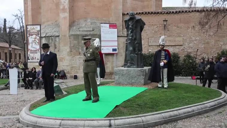 El homenaje a Unamuno recuerda su destierro con una representación teatral