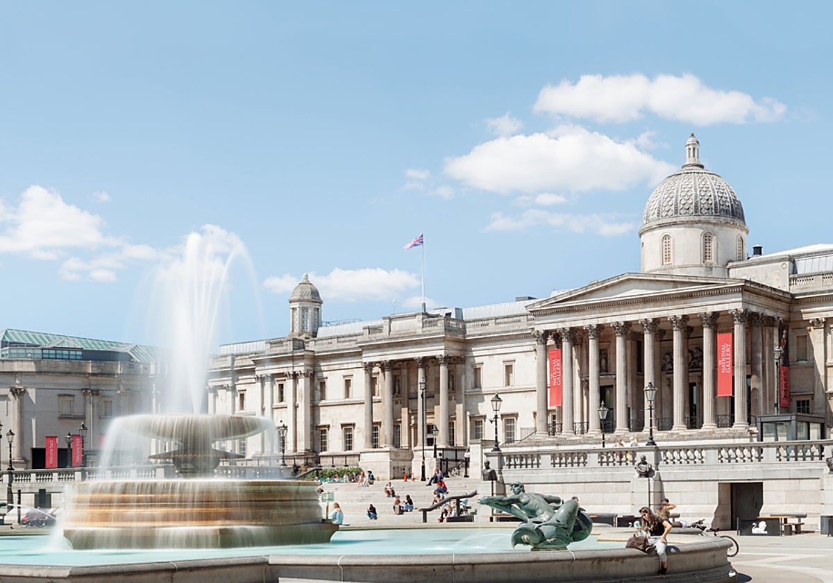 La National Gallery de Londres, en Trafalgar Square