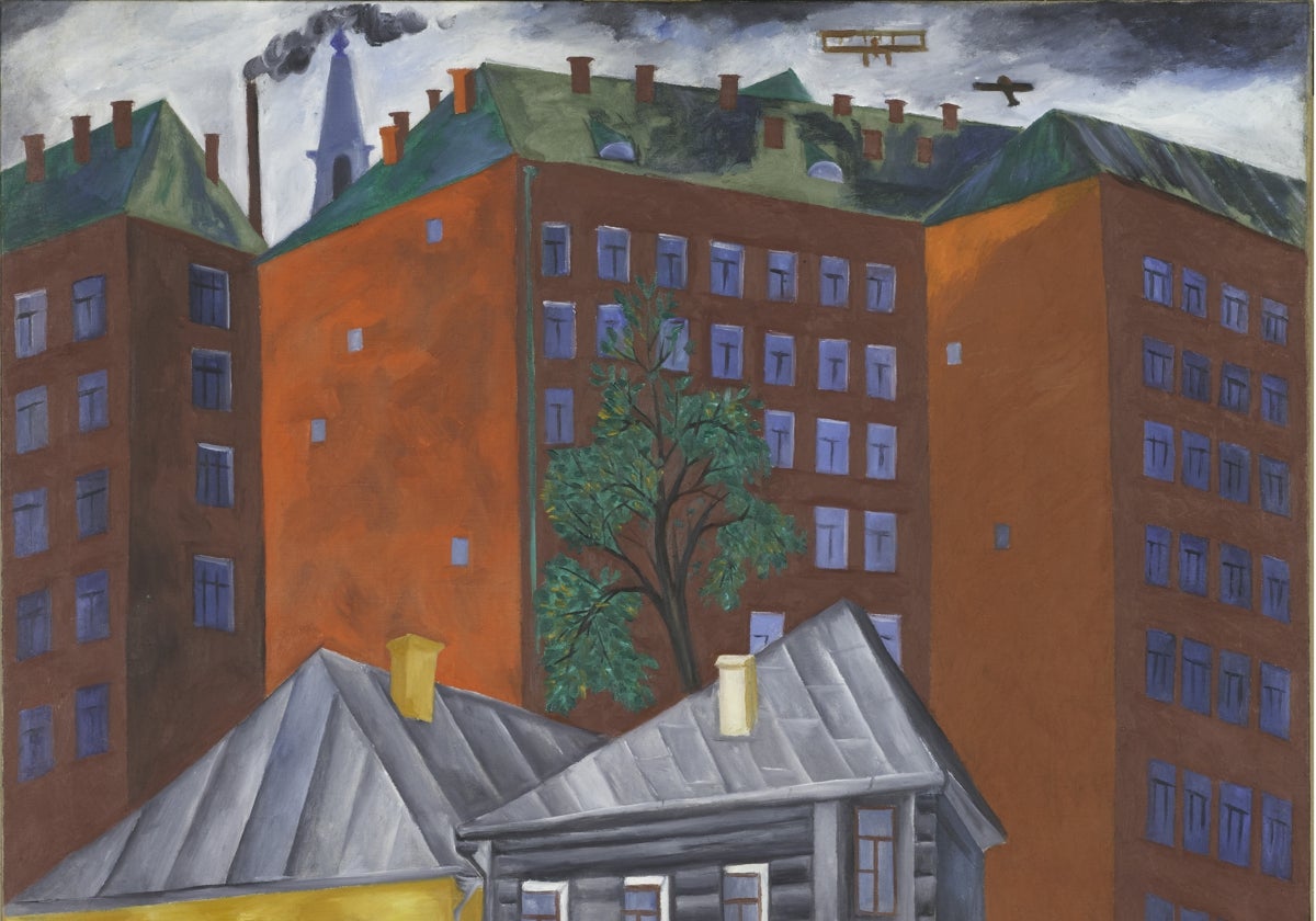 'Une ville' (1911), de Natalia Goncharova