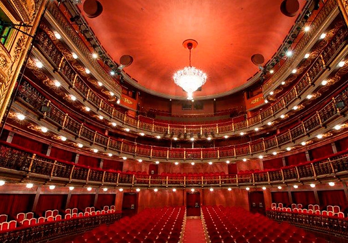 Interior del madrileño Teatro Español
