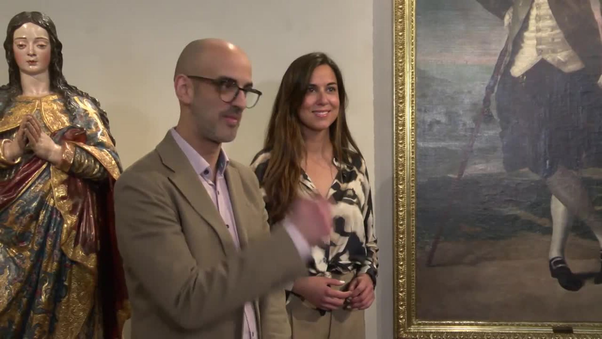 El &#039;Retrato de Jovellanos&#039; de Goya dialoga con obras del barroco en el Museo de Escultura