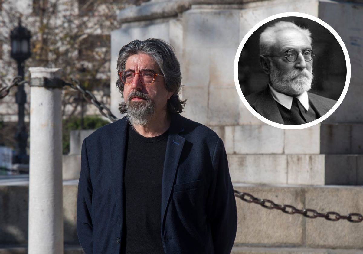 El escritor Luis García Jambrina y Miguel de Unamuno