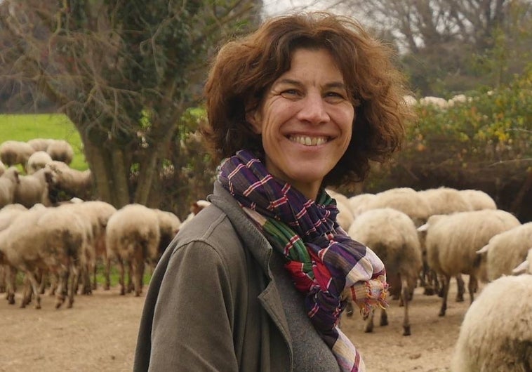 Amelie Aranguren en la sierra norte de Madrid