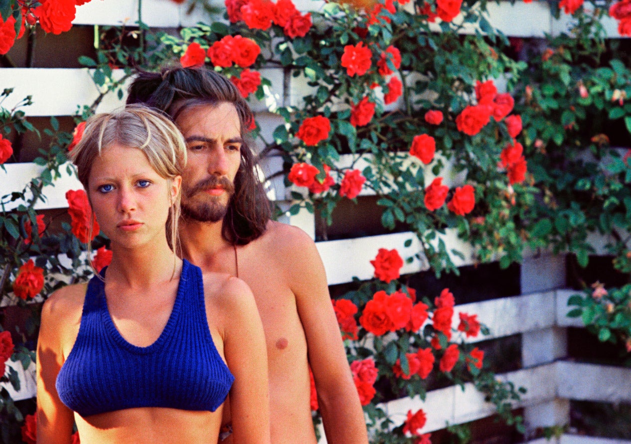 'El jardín de rosas (George Harrison y Pattie Boyd'