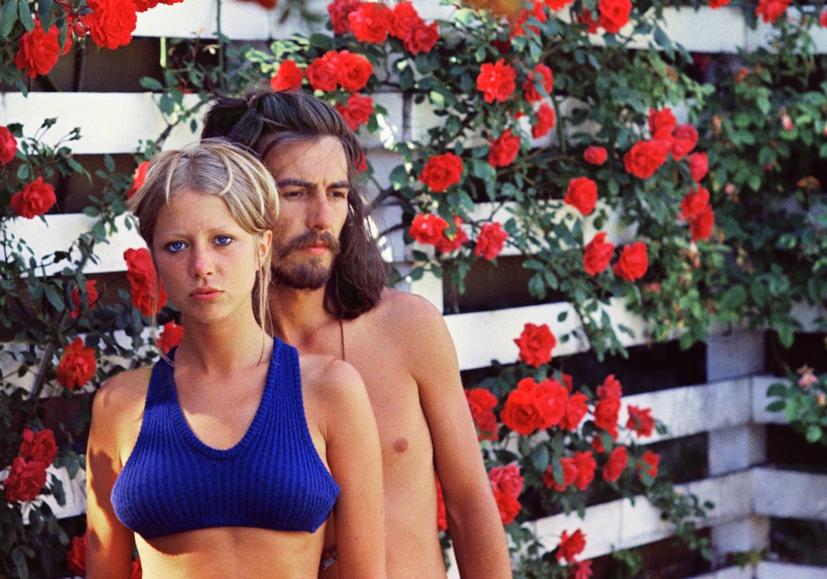 'El jardín de rosas (George Harrison y Pattie Boyd)'