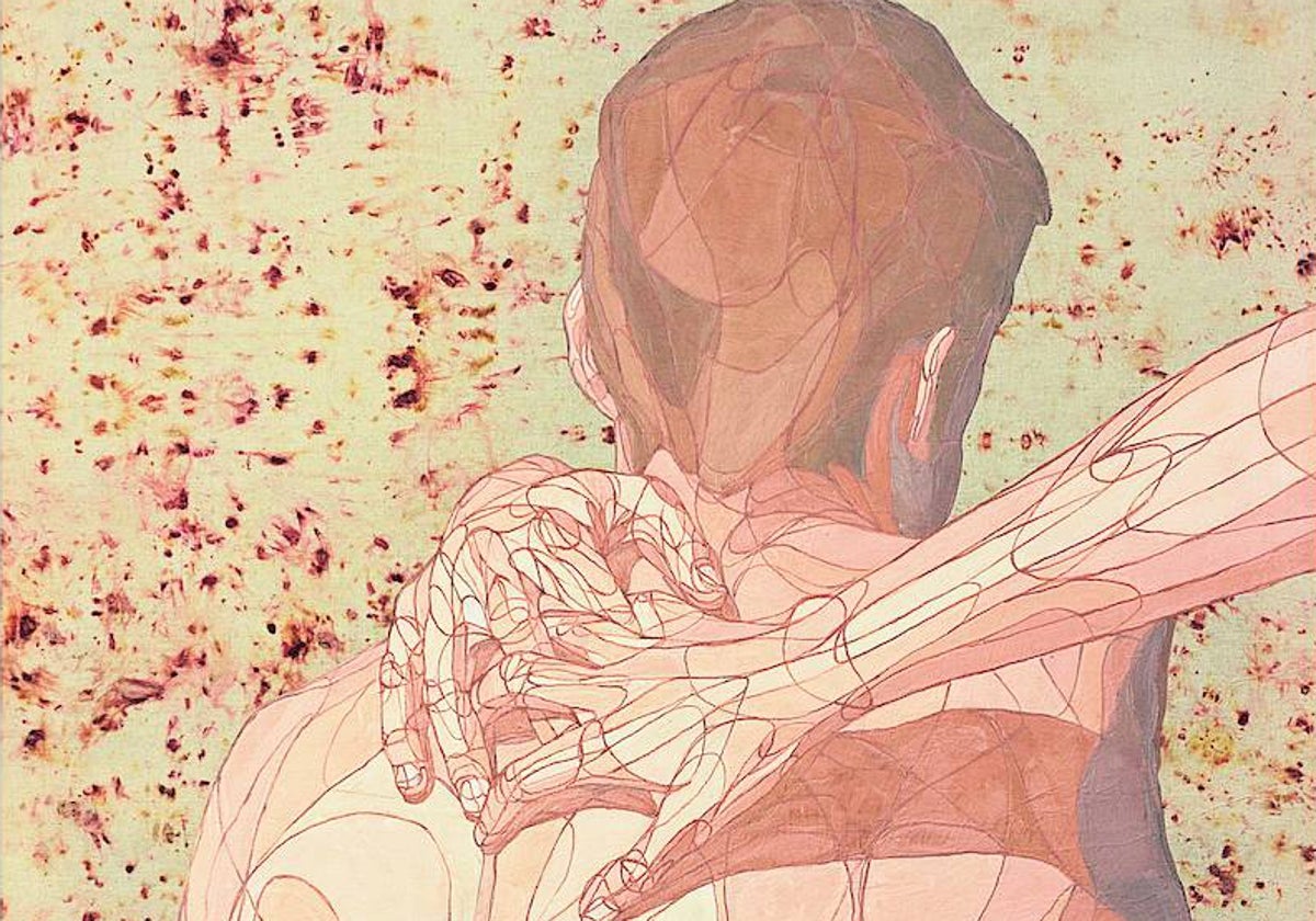 Fragmento de 'Soliloquio II', la obra de Taquen. (Espacio 75)