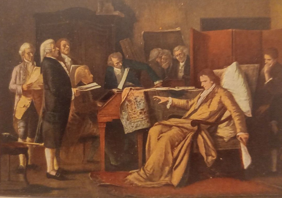 'La muerte de Mozart' (1888), de Mihály Munkacsy