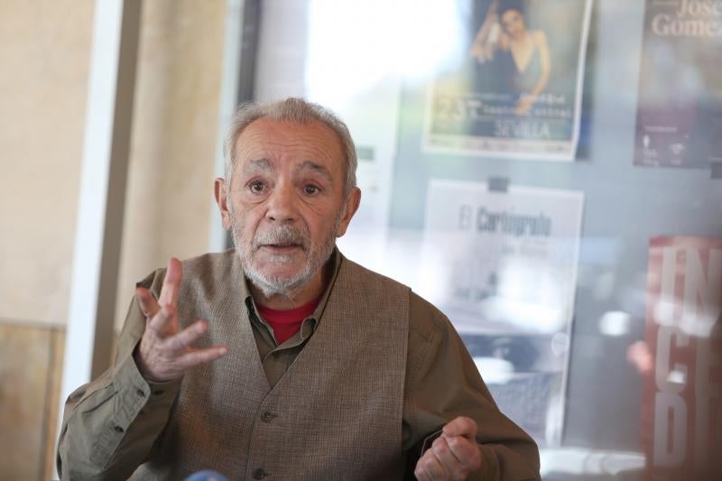 El dramaturgo , académico y director de escena José Luis Gómez, coautor de la obra