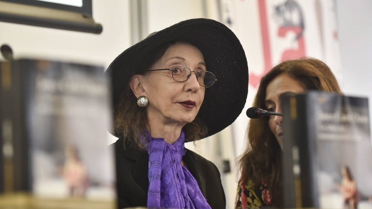 Joyce Carol Oates, fotografiada en una de sus últimas visitas a España