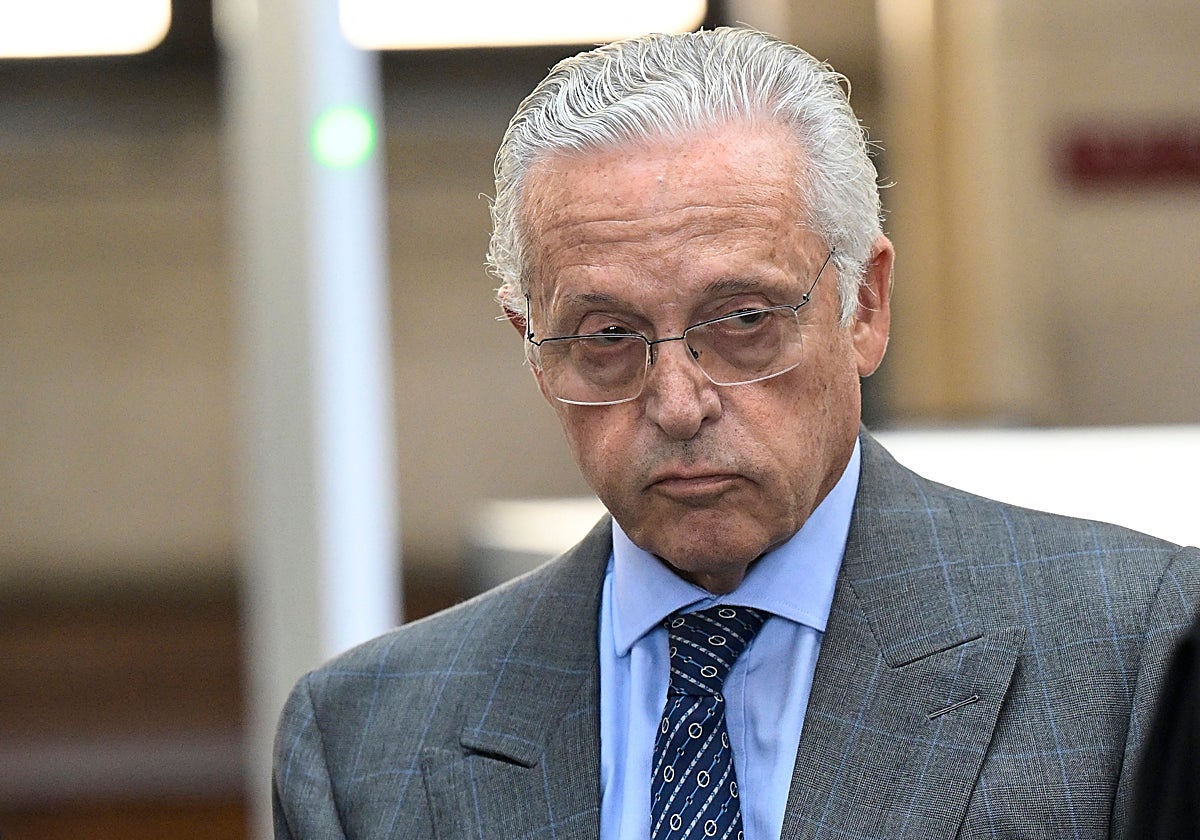 Guy Wildenstein, a su llegada al Tribunal de Apelación de París