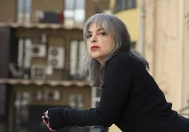 Mariana Enríquez, fotografiada en la sede la editorial Anagrama