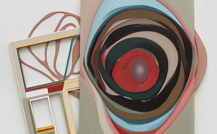 Imagen principal - De arriba abajo, 'El dolor de la carne vulcanizando la mirada' (2010); 'el que guarda su boca guarda su alma' (2022); y 'Psique' (2021)