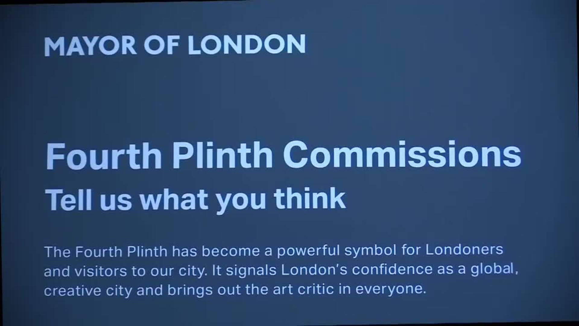 es. La mujer ocupa el icónico cuarto pedestal de la plaza londinense de Trafalgar (V)