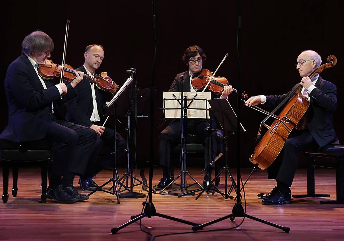 El Cuarteto Danel, en uno de los conciertos