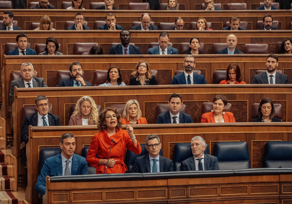 Bancada socialista en el Congreso
