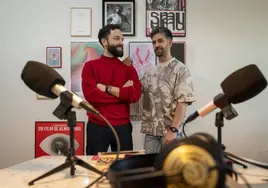 Bernardo Pajares y Juan Ramón Sanz, responsables del podcast Arte Compacto