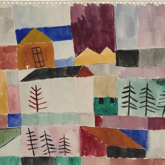 'Sin título (paisaje)', obra sobre papel de 1959