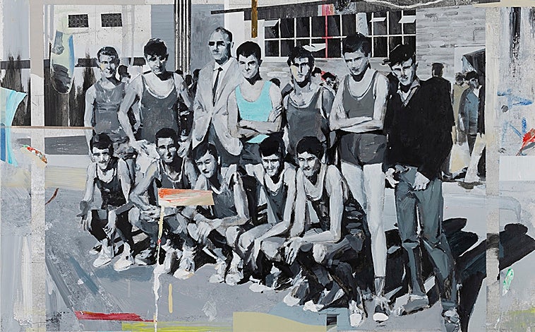 Imagen principal - De arriba abajo, 'Pintura figurativa' (2024), 'Gilgamesh' (2024); y 'Cocina/San' (2022)