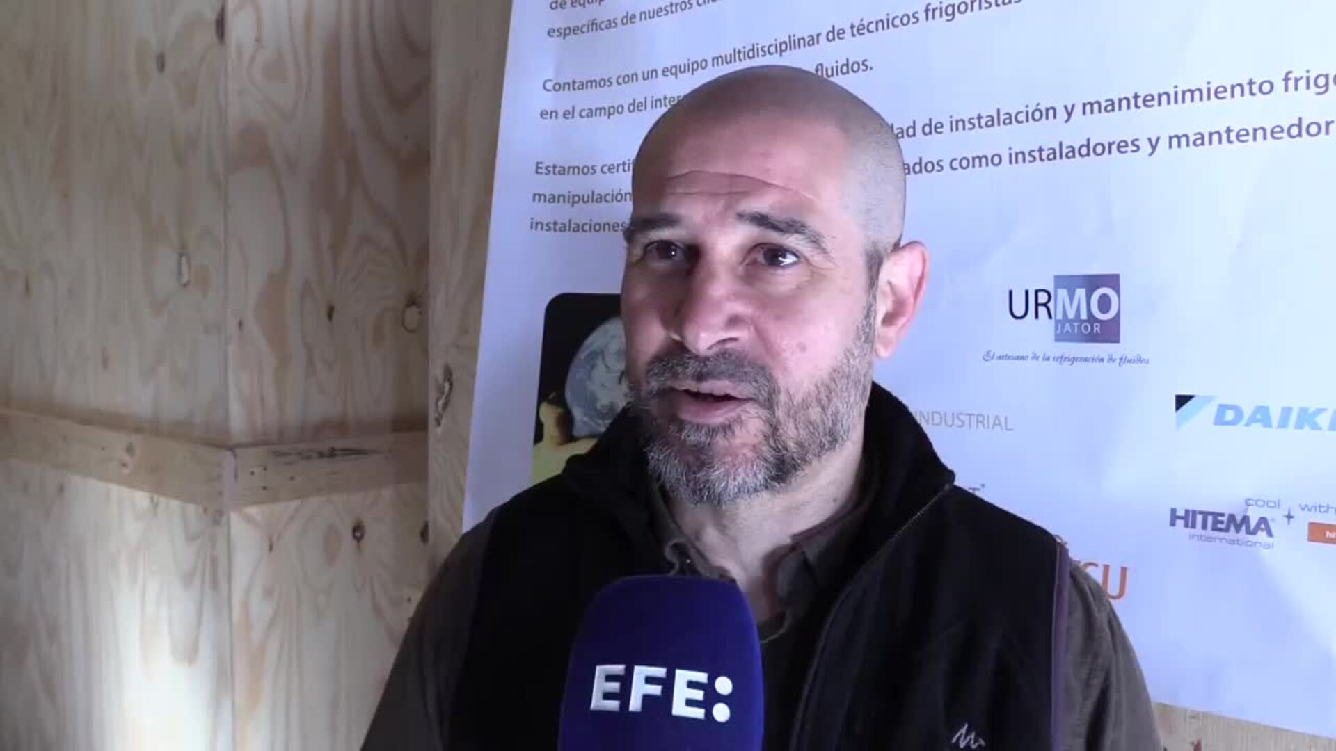 Un iceberg navarro, listo para viajar a una exposición sobre el Titanic en Australia