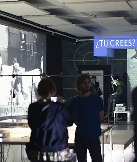 Imagen secundaria 2 - en las imágenes, distintos momentos de ‘Políptico de las operaciones’