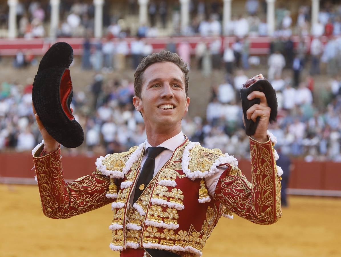 Calerito, en la corrida del 7 de abril en la Maestranza de Sevilla
