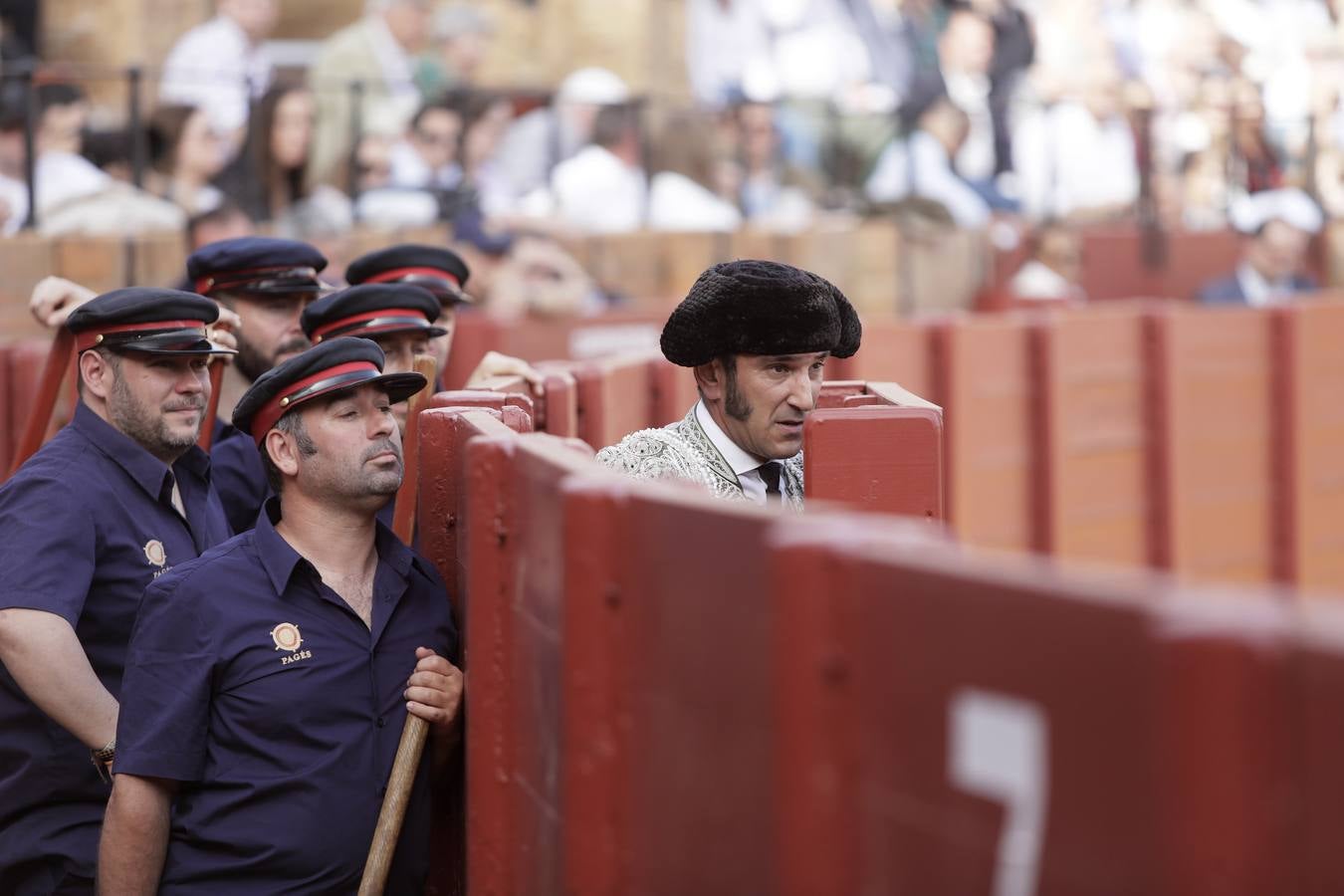 Corrida del 7 de abril en la Maestranza con los toreros Lama de Góngora, Ruiz Gijón y Calerito