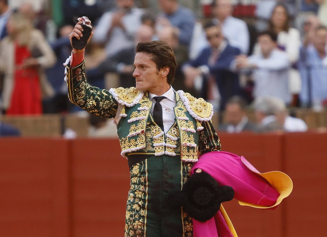 Lama  de Góngora, en la corrida del 7 de abril en la Maestranza de Sevilla
