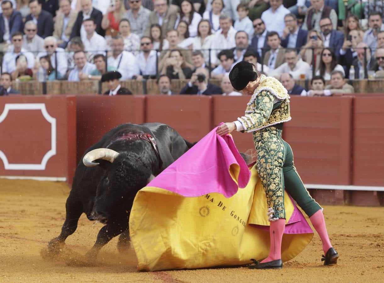 Lama  de Góngora, en la corrida del 7 de abril en la Maestranza de Sevilla