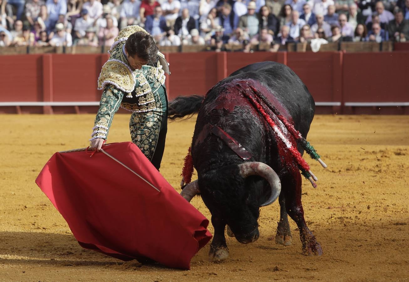 Lama  de Góngora, en la corrida del 7 de abril en la Maestranza de Sevilla
