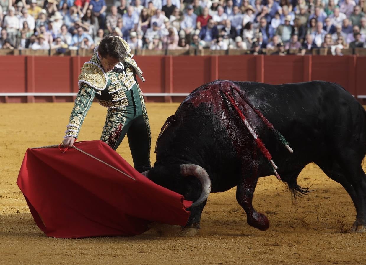 Lama  de Góngora, en la corrida del 7 de abril en la Maestranza de Sevilla