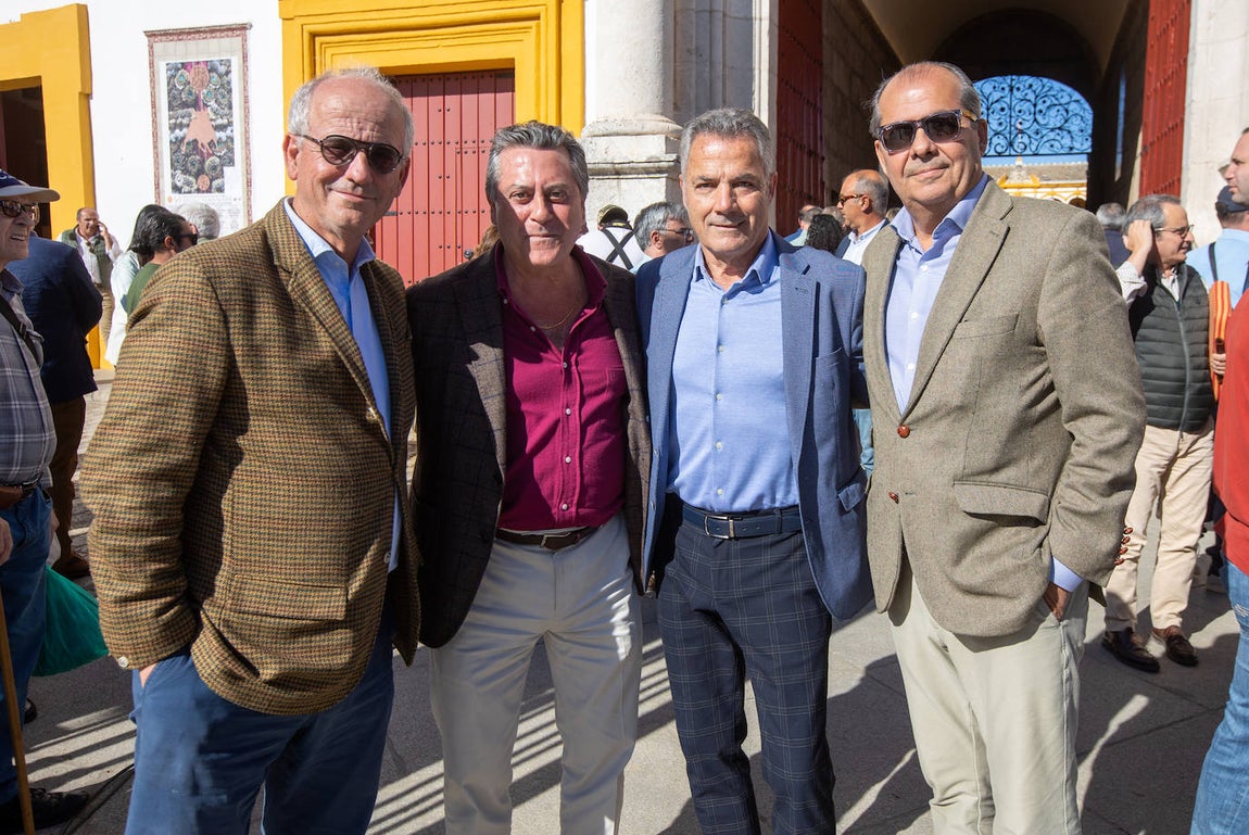 José Manuel Rodríguez Gutiérrez, José Manuel Sánchez Carrillo, Antonio Martín y Manuel Hellín