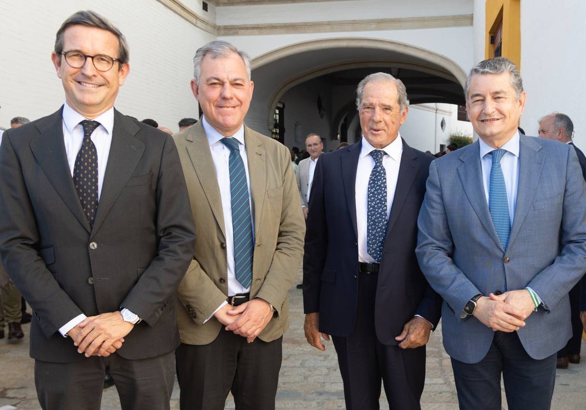 Jorge Paradela, José Luis Sanz, Paco Ojeda y Antonio Sanz