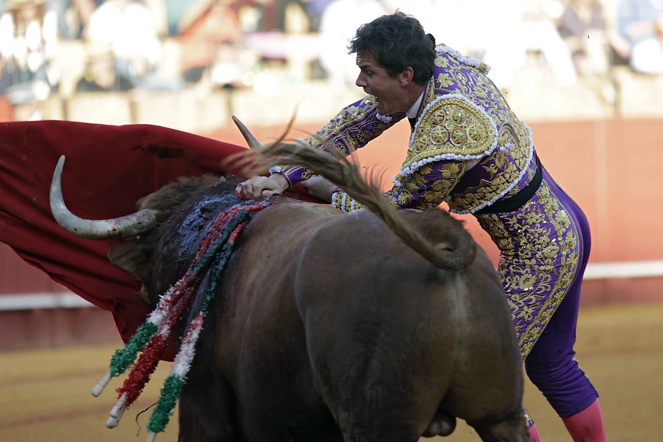 Daniel Luque fue el triunfador de la tarde al salir por la Puerta del Príncipe