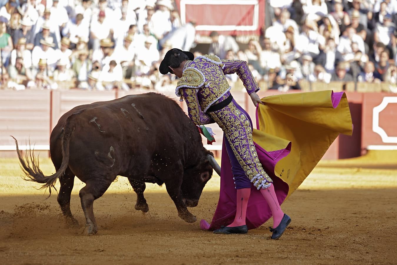 Daniel Luque fue el triunfador de la tarde al salir por la Puerta del Príncipe