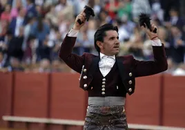 Las imágenes de la corrida de Sergio Galán,  Ventura y Guillermo de Mendoza en Sevilla 2024