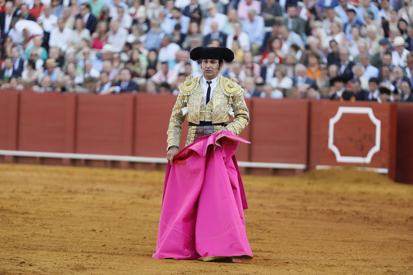 Morante de la Puebla, en la corrida del 15 de abril en la Maestranza de Sevilla