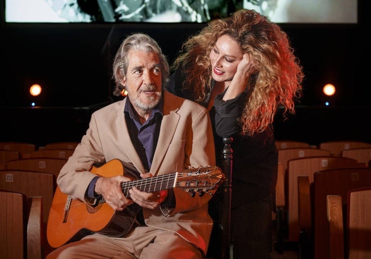 Estrella Morente y Rafael Riqueni, en el Teatro Albéniz